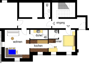 grundriss ferienwohnung ladis dorfblick